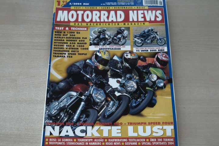 Deckblatt Motorrad News (05/2004)